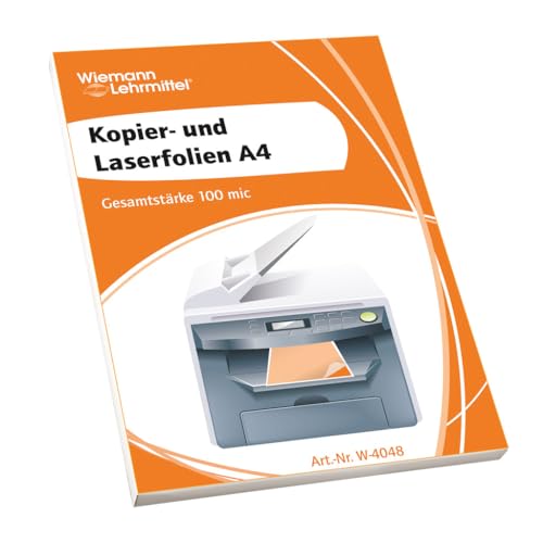 Hochwertige bedruckbare Kopier-und Laserfolien, A4 100 Stück | Wiemann Lehrmittel Hochwertige bedruckbare Kopier-und Laserfolien, A4 100 Stück | Wiemann Lehrmittel von Wiemann Lehrmittel