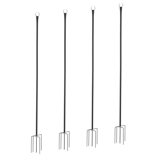 Wiesenfield UNI-LP-100 Schäferhaken Karbonstahl 2,60 m Gesamtlänge modular 4 Stück Laternenhaken zum Stecken Wiesenfield UNI-LP-100 Schäferhaken Karbonstahl 2,60 m Gesamtlänge modular 4 Stück Laternenhaken zum Stecken von Wiesenfield