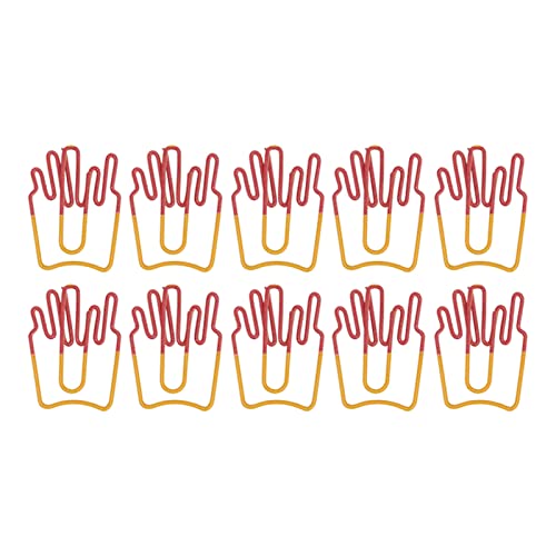 Büroklammern in Pommes-Frites-Form, 100 Stück in Niedlicher Box, Einzigartiges Bürozubehör, Verschönern Jeden Schreibtisch, Tragbare Metall-Büroklammern, Büroklammern, Lesezeichen Büroklammern in Pommes-Frites-Form, 100 Stück in Niedlicher Box, Einzigartiges Bürozubehör, Verschönern Jeden Schreibtisch, Tragbare Metall-Büroklammern, Büroklammern, Lesezeichen von Wifehelper