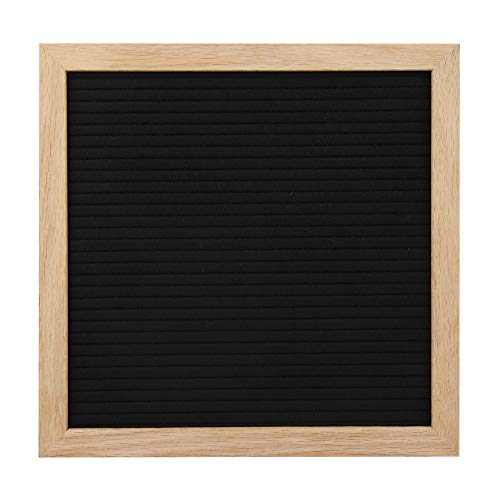 Message Board DIY Zeichen, Zeichenbretter & -platten Malen austauschbare Buchstaben Zahlen Letter Board Message Letter Board für Raumdekoration Prop, 25,5 x 25,5 x 2 cm(Schwarz) von Wifehelper