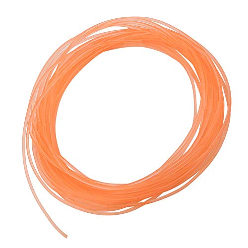 Wifehelper Polyurethan Rundriemen, Glatte Oberfläche Hochleistungs-PU-Antriebsriemen Urethan-Rundriemen für Antriebsübertragung Orange(2mm*10m) von Wifehelper