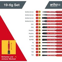 wiha Drehmoment-Schraubendreher TorqueVario®-S electric gemischt 36791 12-tlg. von Wiha