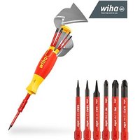 wiha Schraubendreher-Set LiftUp elecric SL/PH/PZ/Plus/Minus 38613 7-tlg. von Wiha
