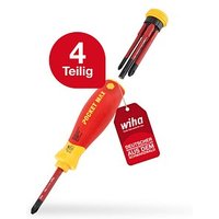 wiha Schraubendreher-Set PocketMax® electric SL/PH/PlusMinus/PZ 45296 4-tlg. von Wiha