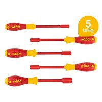 wiha Schraubendreher-Set SoftFinish® electric 6-Kant 29466 5-tlg. von Wiha