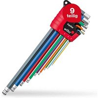 wiha Sechskantschlüssel-Satz MagicRing®leuchtend 43850 9-tlg. von Wiha