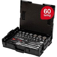 wiha Steckschlüssel-Satz 1/4" und 1/2" 44685 60-tlg. von Wiha