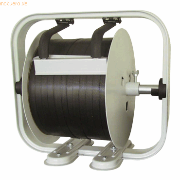 Wihedü Umreifungsband-Abroller Tischgerät für Kerndurchmesser 62mm sil von Wihedü