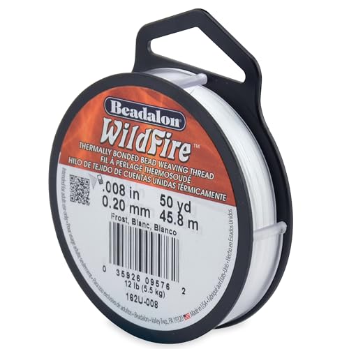 Beadalon Clear Wildfire Stringing Wire .008" (.20mm) Diameter 50 Yds/Pkg 162-U008 von Beadalon