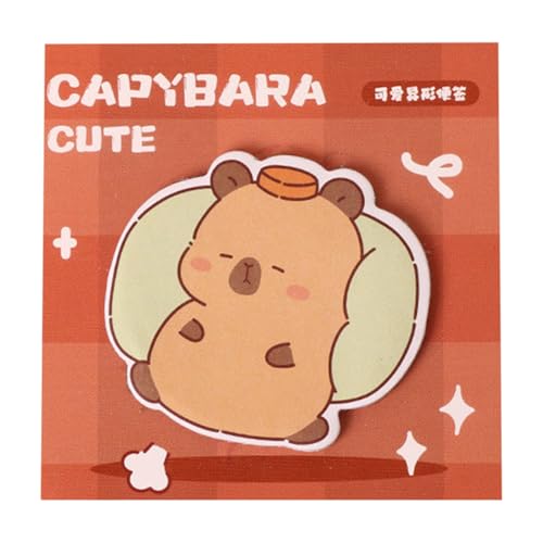 Animal Fun Sticky Notes - Süße Capybara -Muster -Notepad -Tabs, 30 Blatt Memo Set | Lesezeichenaufkleber Für Buchseiten, Wanderinnerungen, Überwachungsmarkierungen, Schreibwaren Im Klassenzimmer Animal Fun Sticky Notes - Süße Capybara -Muster -Notepad -Tabs, 30 Blatt Memo Set | Lesezeichenaufkleber Für Buchseiten, Wanderinnerungen, Überwachungsmarkierungen, Schreibwaren Im Klassenzimmer von WildHarmony