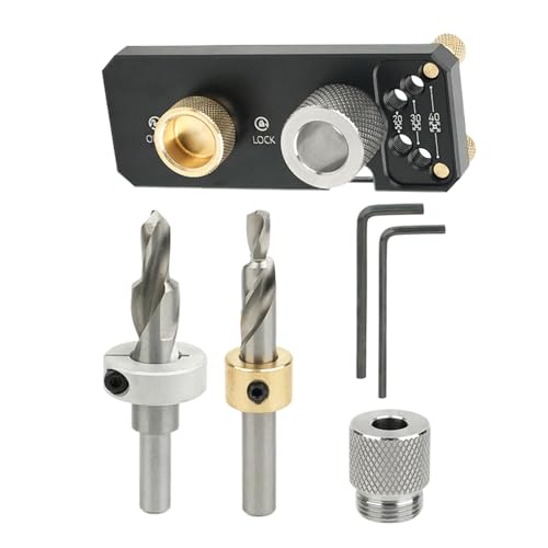 Straight Hole Drilling Guide – Adjustable Aluminum Extrusion Template with Sliding Mechanism, Woodworking Positioning Jig Tool for Precise Bore Alignment, Furniture Assembly, Joinery, Carpentry Tasks Straight Hole Drilling Guide – Adjustable Aluminum Extrusion Template with Sliding Mechanism, Woodworking Positioning Jig Tool for Precise Bore Alignment, Furniture Assembly, Joinery, Carpentry Tasks von WildHarmony