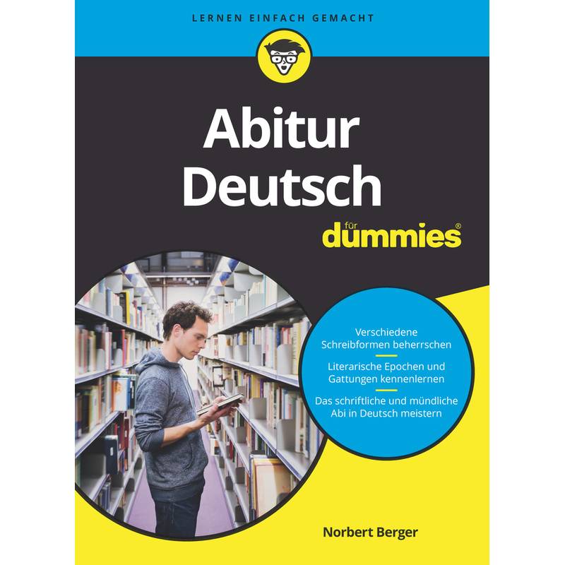 Abitur Deutsch Für Dummies - Norbert Berger, Kartoniert (TB) von Wiley-VCH Dummies