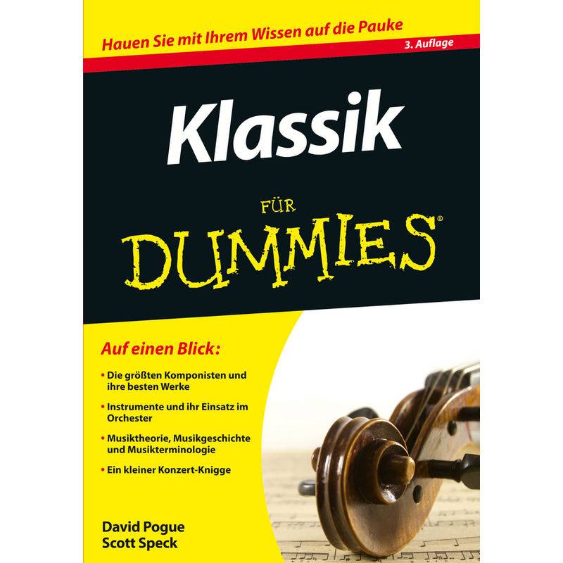 Klassik Für Dummies - David Pogue, Scott Speck, Kartoniert (TB) von Wiley-VCH Dummies