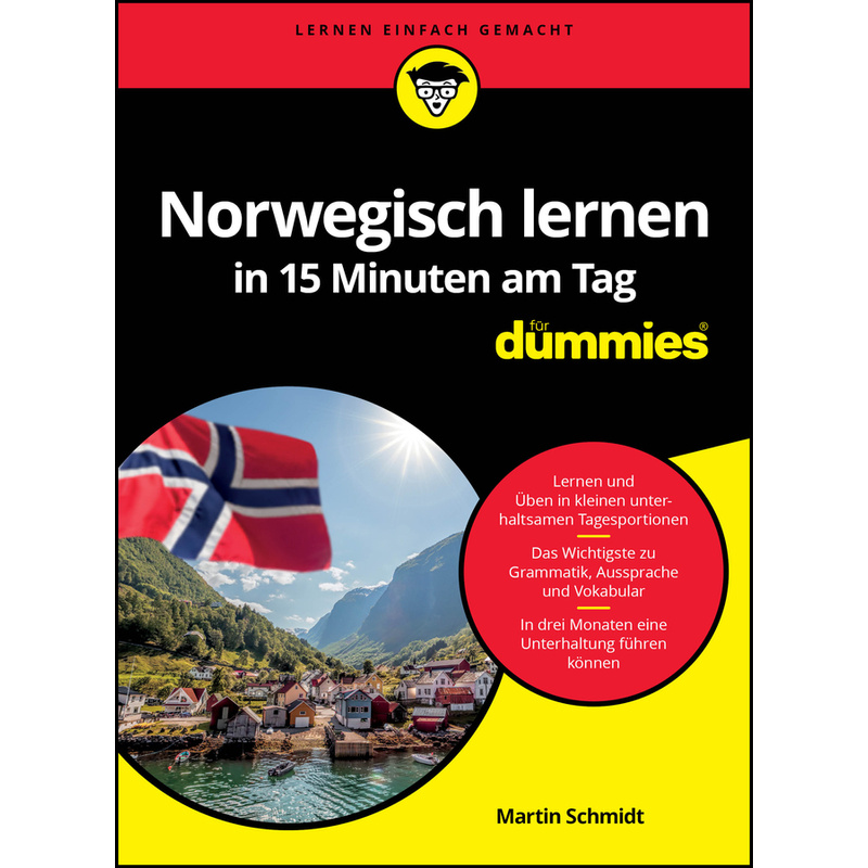 Norwegisch Lernen In 15 Minuten Am Tag Für Dummies - Martin Schmidt, Kartoniert (TB) von Wiley-VCH