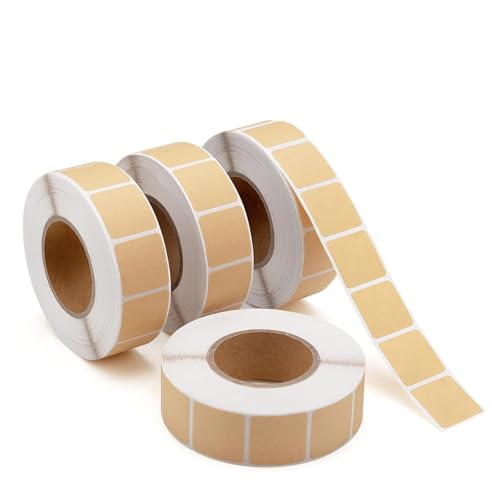 4000 PCS Kleberjagdetiketten Für Innen Und Außenverwendung 0 86 X 0 86 Zoll Square Formpapieraufkleber Für Trainingspapieraufkleber von Wilgure