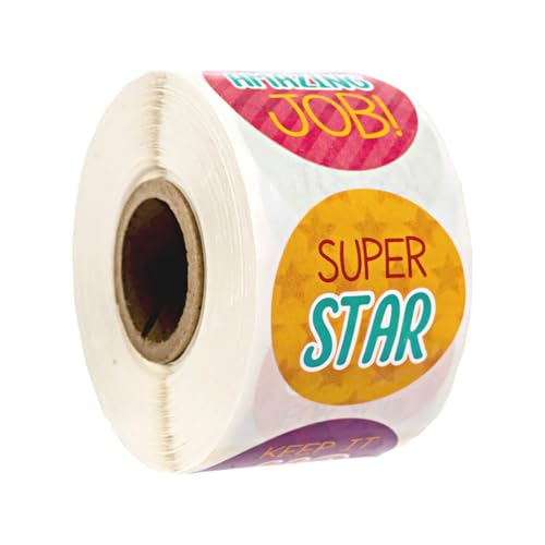 500 PCs Ermutigungsaufkleber Lehrer Belohnung Aufkleber Aufkleber Label Aufkleber Motivationsaufkleber Für Kinder Belohnung Aufkleber Ermutigende Aufkleber Motivation Labels Incentive Sticker von Wilgure