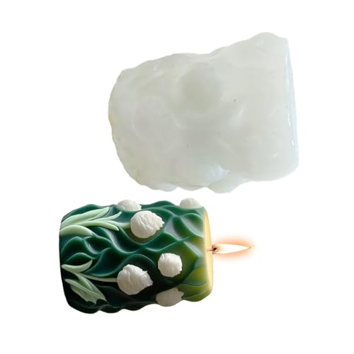Blüten Säule Kerzenformen Gussformen Tulpen Silikonform Orament Pflaster Epoxidharz Silikonform Blumen Säule Kerzenpflaster Gießen Bastelmittel Gießen von Wilgure