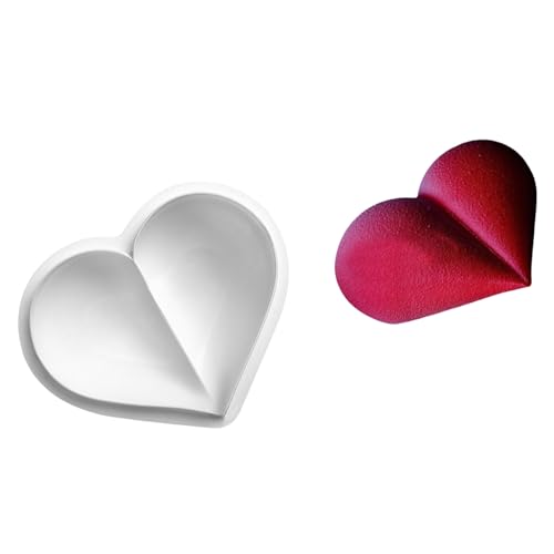 Bowtie Heart Cake Formen Fondantform Schokoladenform Backwerkzeug Herz Silikonformen Für Epoxidharz Kerzenseife Nahrungsmittelqualität Silikon Back von Wilgure