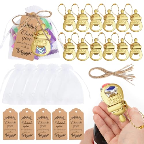 Wilgure 12 Stück Babyparty Feeder Schlüsselanhänger Flaschenöffner Mit Organzabeutel Für Gast Souvenirs Elegante Partydekorationen Wilgure 12 Stück Babyparty Feeder Schlüsselanhänger Flaschenöffner Mit Organzabeutel Für Gast Souvenirs Elegante Partydekorationen von Wilgure