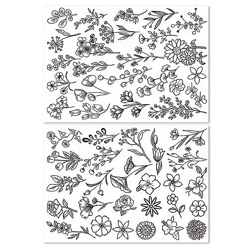 2 Stück/Set wasserlöslicher Stabilisator für Handnähen, Sticken, Sticken, Blumen, Blätter, Muster, selbstklebend, aufkleben und nähen, abreißen/abwaschen, wasserlösliche Stickstabilisatoren C 2 Stück/Set wasserlöslicher Stabilisator für Handnähen, Sticken, Sticken, Blumen, Blätter, Muster, selbstklebend, aufkleben und nähen, abreißen/abwaschen, wasserlösliche Stickstabilisatoren C von Wilitto