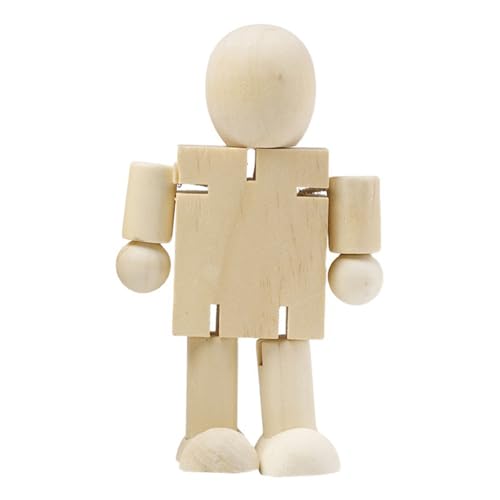 Holzgelenk-Figuren, Handarbeit, Holz, Menschen, menschlicher Körper, Zeichnen, Mannequins, aus Holz, bewegliche Mannequin, Puppe, Künstler, Gelenk-Mannequin, 1 Stück von Wilitto