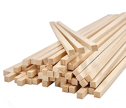Holzstäbe, 0,3 x 0,3 x 30,5 cm, Hartholz, Quadratische Dübel, Unlackierte Holzstreifen, Lange Holzdübel, Holzdübelstange für Heimwerker, Bastelprojekte, Zubehör Holzstäbe, 0,3 x 0,3 x 30,5 cm, Hartholz, Quadratische Dübel, Unlackierte Holzstreifen, Lange Holzdübel, Holzdübelstange für Heimwerker, Bastelprojekte, Zubehör von William Craft