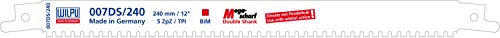 WILPU 007DS/240 bi Säbelsägeblatt mit M-Verzahnung 240x19x0,9mm Z5-5 Stück WILPU 007DS/240 bi Säbelsägeblatt mit M-Verzahnung 240x19x0,9mm Z5-5 Stück von Wilpu