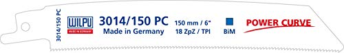 WILPU 3014/150 PC Säbelsägeblatt für Metall 150x19x0,9mm Z18-20 Stück von Wilpu