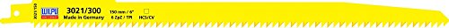 WILPU 3021/300 Säbelsägeblatt für Holz & Kunststoff 300x19x1,27mm Z6-2 Stück von Wilpu