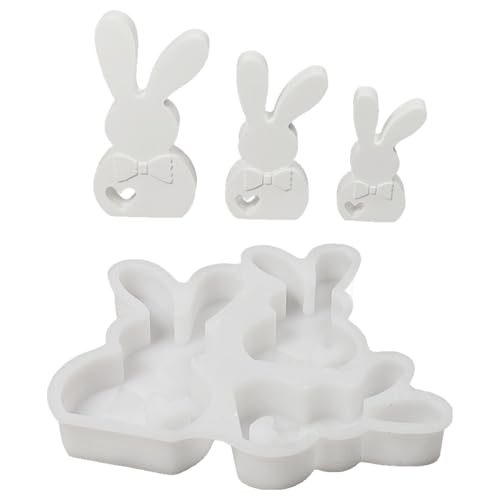 Wilsonzin 3 Stück Silikonformen Gießformen Ostern, DIY Hasen Silikonform Ostern,3D Kaninchen Gießform Ostern, Ostern Silikonformen Gießformen Ostern Giessform Silikon Osterhase for Kerzen Wilsonzin 3 Stück Silikonformen Gießformen Ostern, DIY Hasen Silikonform Ostern,3D Kaninchen Gießform Ostern, Ostern Silikonformen Gießformen Ostern Giessform Silikon Osterhase for Kerzen von Wilsonzin
