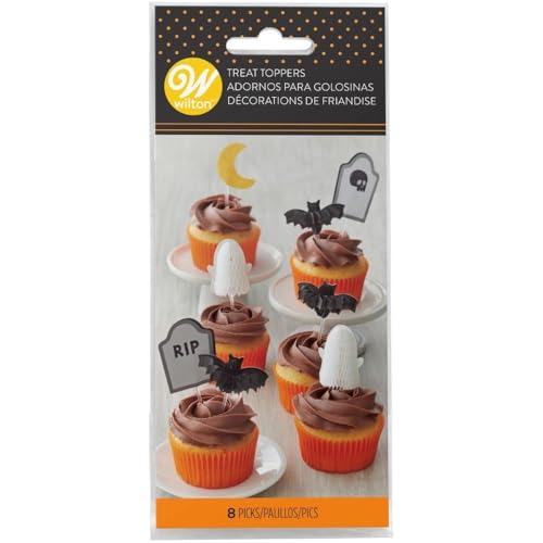 Wilton 05-0-0148 Tortentopper Halloween pk/8, Papier Wilton 05-0-0148 Tortentopper Halloween pk/8, Papier von Wilton
