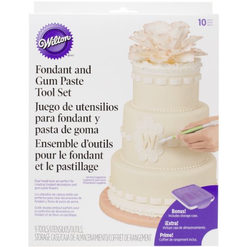 Wilton 1907-1350 Fondant-und Gumpaste-Toolset, 10-Teilig Wilton 1907-1350 Fondant-und Gumpaste-Toolset, 10-Teilig von Wilton
