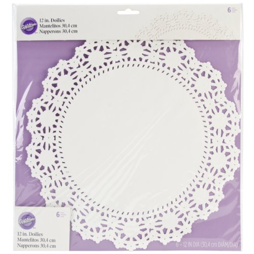 Wilton 6 fettdichte Deckchen, 30,5 cm, Weiß Wilton 6 fettdichte Deckchen, 30,5 cm, Weiß von Wilton