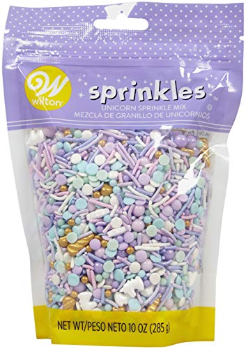 Wilton 710-0-0498 Streusel Sprinkles Mix Unicorn, violett, 10 Ounces von Wilton
