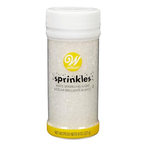 Wilton Weißer Glitzerzucker Sprinkles, 148 g von Wilton