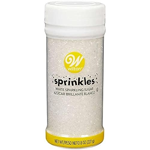 Wilton Weißer Glitzerzucker Sprinkles, 148 g von Wilton