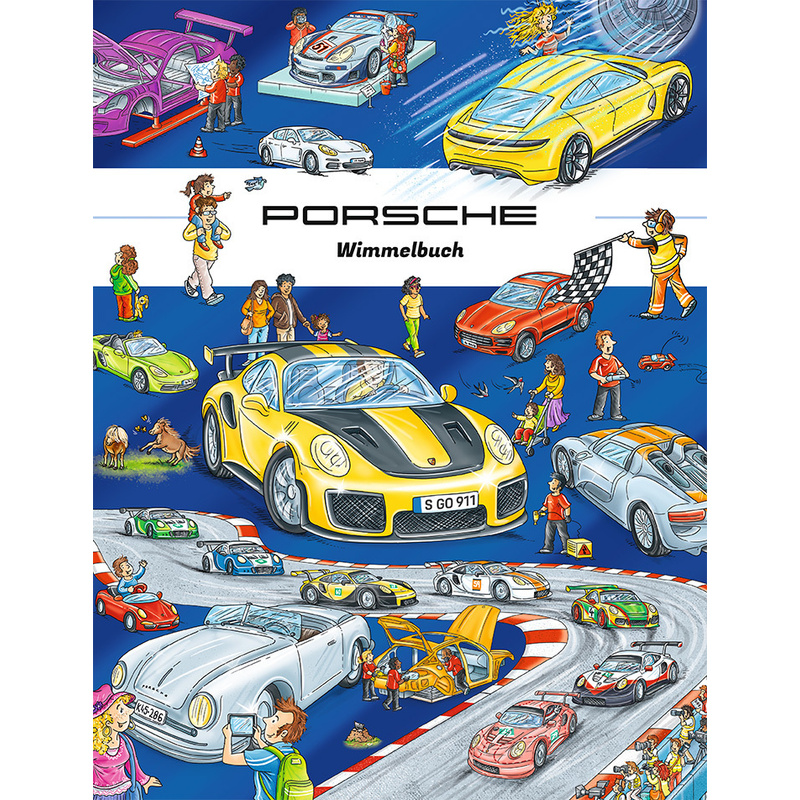 Porsche Wimmelbuch, Pappband von Wimmelbuchverlag