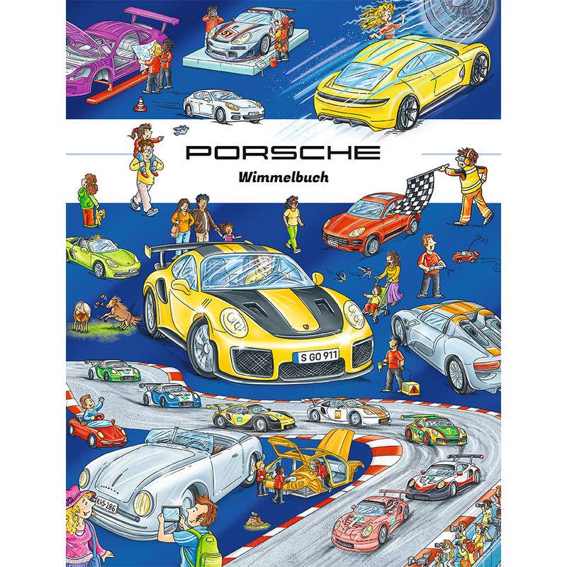 Porsche Wimmelbuch, Pappband von Wimmelbuchverlag