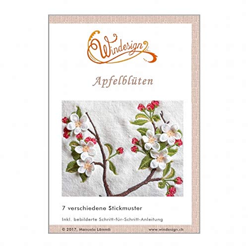 Windesign Stickmuster CD Apfelblüten 7 Stickmuster | Stick-Software für Stickmaschinen | Doodle-Stitching Stickdateien für Brother, Bernina, Babylock, Pfaff Windesign Stickmuster CD Apfelblüten 7 Stickmuster | Stick-Software für Stickmaschinen | Doodle-Stitching Stickdateien für Brother, Bernina, Babylock, Pfaff von Windesign