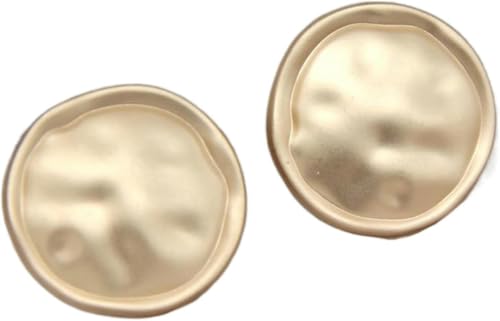 6 Stück unregelmäßig geformte goldene Metallknöpfe zum Nähen von Kleidung, handgefertigtes DIY-Zubehör (Golden 18 mm 6 Stück) von Windmilne