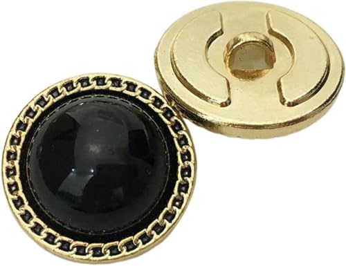 Knöpfe Perlmuttknopf Mantelknöpfe rund, Farbe 14, 20mm -Farbe 1-11mm (Farbe 3 28mm (6 Stück)) von Windmilne