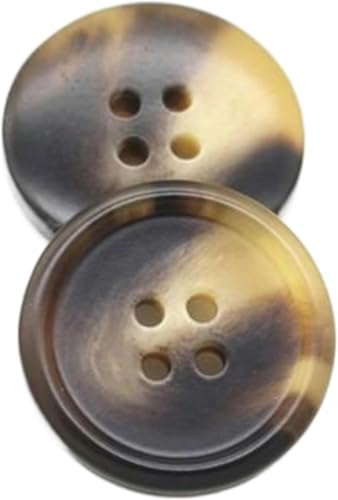 Knopf, schwarz-braun, Mantelknopf, Dekorationen, DIY-Bastelarbeiten, Farbe 8, 25 mm, 10 Stück, Farbe 6–30 mm, 10 Stück (Farbe 12, 22 mm, 10 Stück) von Windmilne