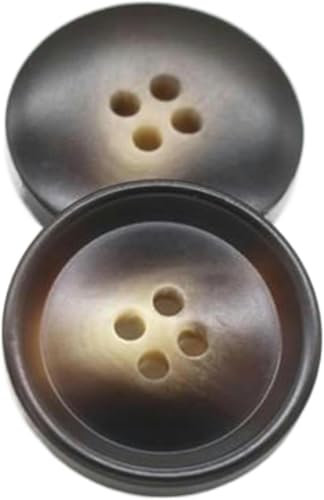 Knopf, schwarz-braun, Mantelknopf, Dekorationen, DIY-Bastelarbeiten, Farbe 8, 25 mm, 10 Stück, Farbe 6–30 mm, 10 Stück (Farbe 21, 17 mm, 10 Stück) von Windmilne