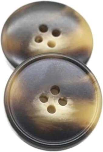 Knopf, schwarz-braun, Mantelknopf, Dekorationen, DIY-Bastelarbeiten, Farbe 8, 25 mm, 10 Stück, Farbe 6–30 mm, 10 Stück (Farbe 22, 27 mm, 10 Stück) von Windmilne