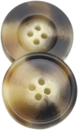 Knopf, schwarz-braun, Mantelknopf, Dekorationen, DIY-Bastelarbeiten, Farbe 8, 25 mm, 10 Stück, Farbe 6–30 mm, 10 Stück (Farbe 8, 27 mm, 10 Stück) von Windmilne