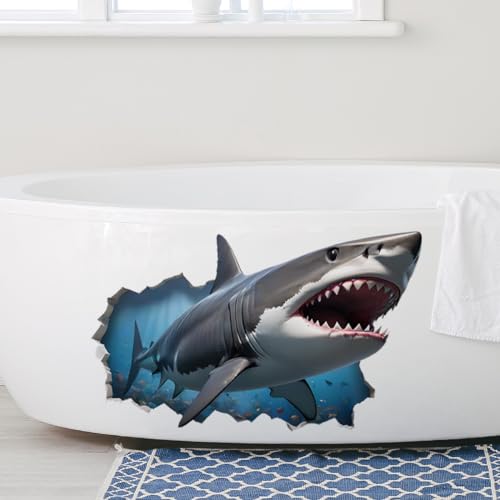Winhappyhome 3D-Effekt Unterwasserhai Wandaufkleber Store Thema Aktivität Hintergrund Aufkleber Raumdekoration Aufkleber Winhappyhome 3D-Effekt Unterwasserhai Wandaufkleber Store Thema Aktivität Hintergrund Aufkleber Raumdekoration Aufkleber von Winhappyhome