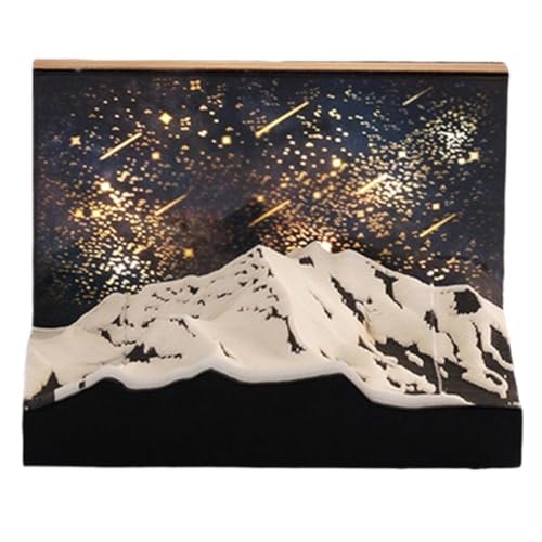 Timepiece Kalender 2025, 3D Snow Mountain Dreidimensionaler Notizblock Papier Geschenke, Büro geeignet für Home Carving, W6y2 Timepiece Kalender 2025, 3D Snow Mountain Dreidimensionaler Notizblock Papier Geschenke, Büro geeignet für Home Carving, W6y2 von Winkeabuy
