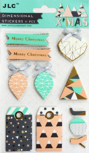 Winkee 4260348475281 3D Sticker Set Xmas mit 11 Stickern Winkee 4260348475281 3D Sticker Set Xmas mit 11 Stickern von Winkee