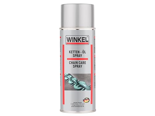 400 ML WINKEL Kettenöl Spray - Ketten - reinigt, schützt & schmiert, verringert Verschleiß & Reibung, Korrosionsschützend, hohe Kriech- & Haftwirkung - Fahrrad Langzeit - Motorrad - Maschinenkette von Winkel