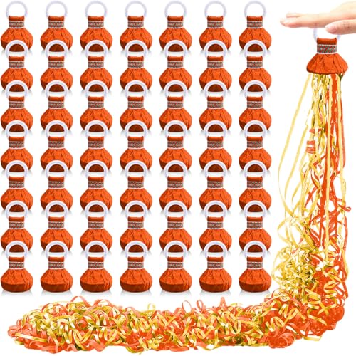 WinnerWhy 50 Stück Konfetti-Popper zum Schulabschluss, kein Durcheinander, Handwurf, Luftschlangen, Popper, Großpackung, buntes Party-Konfetti für 2025, Glückwunsch, Geburtstag, Hochzeit, Party, Feier von WinnerWhy